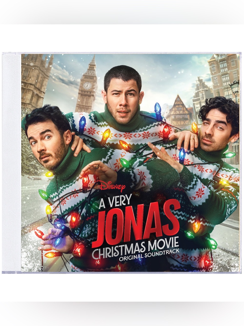 DISNEY JONAS BROTHERS A Very Jonas Christmas Movie Soundtrack CD NEW NWT